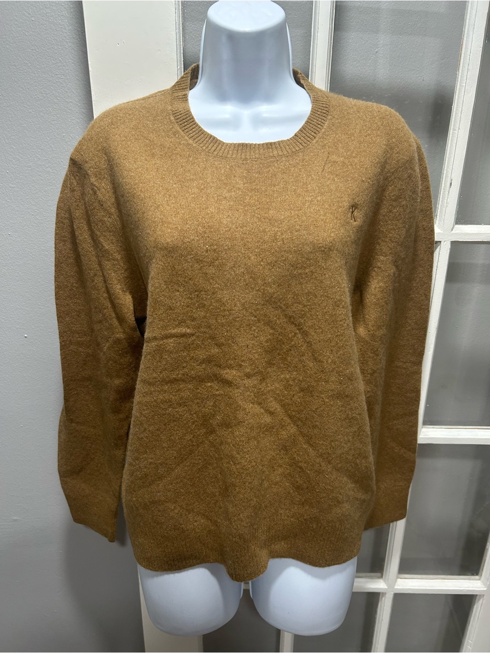 Calvin Klein Camel/Tan Crewneck Sweater